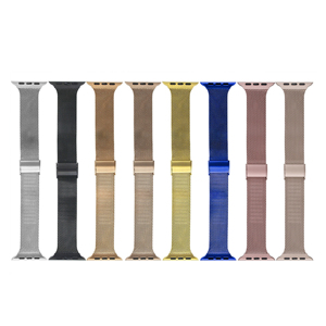 สายนาฬิกา Milanese Loop สำหรับ <span class=keywords><strong>Apple</strong></span> <span class=keywords><strong>Watch</strong></span> 1-10สายสแตนเลสสตีลขนาด40 44 41 42 45 49มม. - Product Image 1
