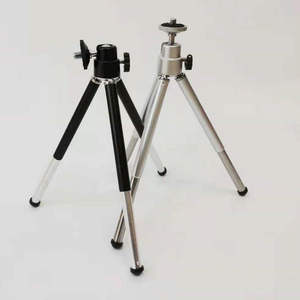 Compact Aluminum Tripod 3 Sections 1.6M Height <b>Mini</b> <b>Camera</b> Stand Desktop Use - Product Image 2