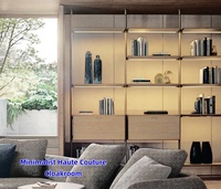 Facile à assembler Dressing Armoire ouverte Chambres Colonne Poteau en aluminium Dressing In Closet