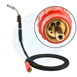 Antorcha de Soldadura MIG MMT42 6254213, 420A, Refrigerada por Gas, Conector Europeo, para Soldadora Kemppi - Product Image 5