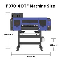 Imprimante numérique DTF multicolore avec 4 têtes d'impression Epson |   Couleurs vives et saisissantes et vitesses d'impression éblouissantes