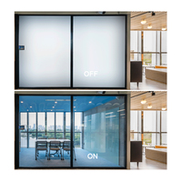 Elektrische PDLC Smart-Folie für Fenster, Modernes Design, Selbstklebend, Wärmeisolierung, Sichtschutz, 2-Jahres-Dekorationsfolie