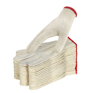 Guantes de trabajo de algodón de 600g, engrosados, antideslizantes, absorbentes del sudor, para construcción y uso diario, longitud hasta la muñeca, 10 agujas, duraderos - Product Image 2