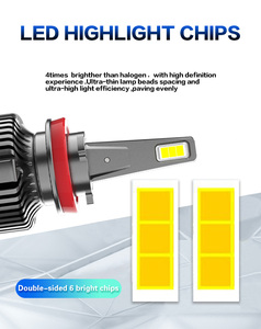 Sistema di Illuminazione per Auto e Moto, Lampadine LED H4 per Auto, Lampadine LED <span class=keywords><strong>V13</strong></span> H7 per Fari - Product Image 5