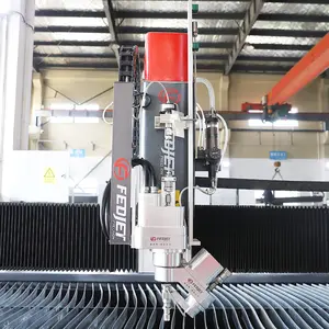 Mesin pemotong Waterjet putar ringkas tekanan tinggi untuk kaca dengan presisi tinggi
