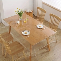 Nappe carrée transparente en PVC protecteur de Table tapis de buvard de bureau clair imperméable anti-rayures couverture de Table pour la décoration intérieure