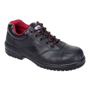 PORTWEST - FW41BKR37 Steelite S1 zapato de seguridad negro para mujer-EAN 5036108249879 ZAPATOS DE SEGURIDAD Y ENTRENADORES DE SEGURIDAD - Product Image 1