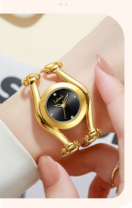 Nouvelle arrivée Montre bracelet pour femmes Style chic Léger Luxe Quartz Horloge OEM/ODM Montre personnalisée - Product Image 3