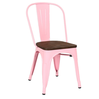 Chaises de restaurant modernes en fer forgé en gros - Utilisation commerciale pour la restauration et l'hôtellerie, durables et écologiques