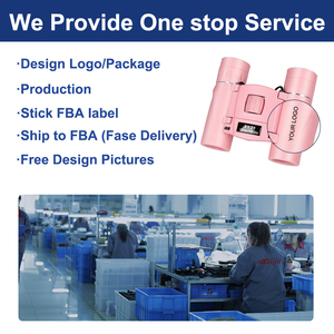 Bijia 8X21 Mini Gấp Đồ Chơi Ống Nhòm Chuyên Nghiệp Opera Săn Bắn Du Lịch Ống Nhòm Màu Hồng Sản Phẩm OEM - Product Image 4