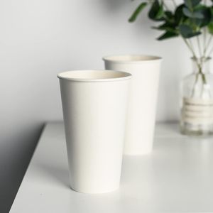 Tasses à café jetables blanches en vrac de 12 oz Paquet de 300 récipients de boisson chaude pour les fêtes cafés servant du café chaud au chocolat - Product Image 6
