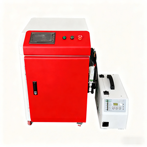 Machine de nettoyage au laser pulsé portable à bas prix, type sac à dos, légère, pour l'élimination de la rouille - Product Image 1