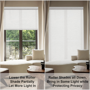 Zhenpin ánh sáng Lọc rèm cuốn cho <span class=keywords><strong>Windows</strong></span> không dây Jacquard Con lăn Shades với Cassette valance bán Sheer cửa sổ Shades - Product Image 6