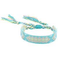 Bracelets d'Amitié Faits Main sur Mesure en Gros, Bracelets Brésiliens en Coton Tressé Style Hippie Bohème au Crochet pour Femmes