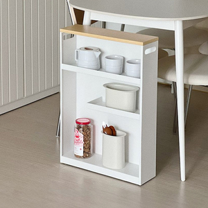 Hẹp mỏng Kim loại lưu trữ tủ với bánh xe di chuyển không thấm nước phòng tắm nhà vệ sinh giấy tổ chức giá nhà đa năng xe đẩy - Product Image 4