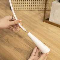 Lampe de table décorative moderne et créative, pliable, réglable, avec port USB, pour bureau d'étude, chevet, chambre et salon