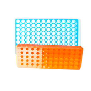 Degao Soporte de Plástico de Doble Cara para 96 Tubos de Centrífuga de 0.5ml, 1.5ml y 2ml, para Uso con PCR y Microcentrífuga - Product Image 4