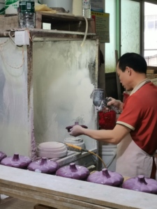 Vase en céramique émaillée orange fruit pomme Art déco personnalisé ornement à grande bouche pour la décoration intérieure et le dessus de table de jardin - Product Image 5