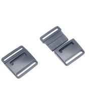 Boucle de sécurité en plastique à forte tension de 25 mm, boucle de sécurité en plastique POM, boucle à dégagement rapide pour ceinture, cordon