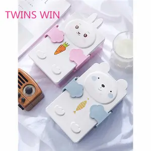 wholesale hot sell high quality 2021 New colorful cartoon rabbit shaped food packing thermal lunch box bento boxes for kids 163