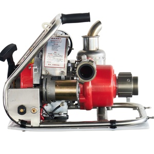 Pompe à eau portable en alliage d'aluminium à moteur essence haute pression pour la lutte contre les incendies forestiers avec démarrage manuel/électrique - Product Image 3
