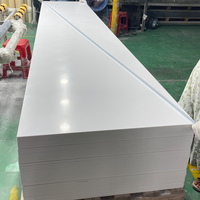 Fabriqué en Chine blanc 12mm Corians acrylique feuille de surface solide