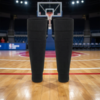 Manchon de compression haute performance pour mollets, chaussettes de sport fines, protège-tibias de football avec poche pour adultes, adolescents et enfants, soutien des jambes pour le football