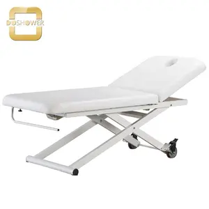 All Purpose Reclining Working Bed Of Electric Body Massage Table Manufacture For 2 Motors Electric Treatment Table Supplier
