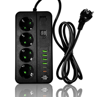 Prise de courant verticale en gros YLC-056 3000W 110V 265V avec interrupteur principal, minuterie 4H, protection contre les surcharges et retardateur de flamme PC