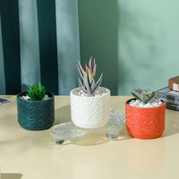 Nouveau récipient créatif de style nordique pour arrangements floraux secs et humides, vase hydroponique en plastique, pot de fleurs en porcelaine