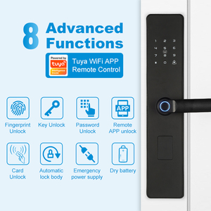 Thông Minh An Ninh Điện Khóa Cửa Điện Tử Xử Lý Intelligentes Tuya Wifi Phím Vân Tay Kỹ Thuật Số Thông Minh Cửa Khóa Cho Nhà - Product Image 4
