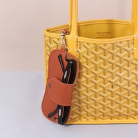 Étuis à lunettes en cuir, sac de rangement pour lunettes avec sangle de cou, étui à lunettes de soleil, porte-lunettes de voyage