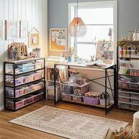 Bureau de travail moderne extensible et pliable, convertible, avec structure en fer, hauteur réglable, poste de travail gain de place pour étudiants
