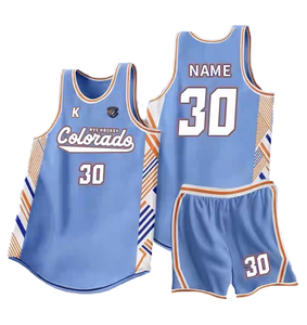 Großhandel Maßgefertigte Basketball-Trikots |   Leichte & Langlebige Sublimierte Team-Uniformen |   Kostenloses Logo-Design & Großbestellung - Product Image 1