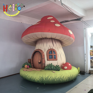 Maisonnette gonflable en forme de champignon, adorable cabane de conte de fées personnalisée pour enfants, décoration de jardin et aire de jeux - Product Image 1
