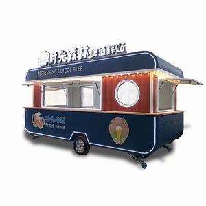 Remolques de comida de cocina móvil personalizados totalmente equipados Street Snack Catering camión de comida Pizza café carros de comida para la venta - Product Image 6