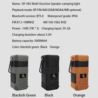 High End Europäischer DAB-Empfänger Solar radio Handkurbel Notfall 5000MAH Tragbarer BT-Lautsprecher Survival SOS Laternen lautsprecher Radio