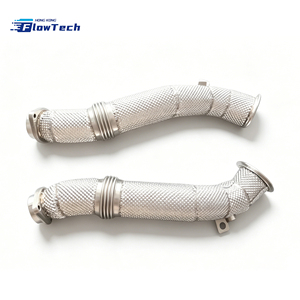 Tubería de Escape de Alto Flujo para Rolls-Royce Ghost RR4 N74B66A 6.6L V12 Twin Turbo, Acero Inoxidable 304 con Protector Térmico - Product Image 2