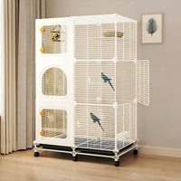 Cage à oiseaux pour animaux de compagnie : Cage pour perroquet, canari, perruche, petit oiseau, et autres oiseaux de compagnie de petite et grande taille