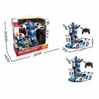 Venta Caliente: Coche Robot Transformable RC 2.4G, Transformación Inteligente con un Clic, Alcance de 30m, Listo para Usar en Interiores y Exteriores