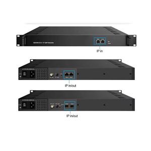 HONDAO IPM-08T <strong>IP</strong> Streams 8/16/20/24/48 DVBT ISDBT Digital Modulator for FTTH CATV Broadcasting with 3GE Port - Product Image 1
