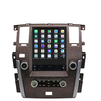 RoadNavi estilo Tesla Android 11 radio de coche para Nissan Patrol XE Y62 madera 2012-2021 reproductor Multimedia de coche inalámbrico Carplay 4G