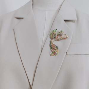 Broche de Fénix de Estilo Chino de Alta Gama, con Flor en el Pecho, para Mujer, 2026, Exquisito, Lujoso, con Personalidad y Temperamento - Product Image 6