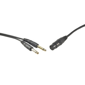 Câble adaptateur Y audio mono 3 broches <span class=keywords><strong>XLR</strong></span> femelle vers <span class=keywords><strong>double</strong></span> 6,35 mm TS 1/4 <span class=keywords><strong>Jack</strong></span> stéréo auxiliaire pour micro, mélangeur, amplificateur - Product Image 5
