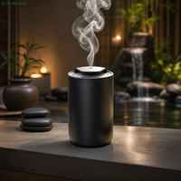 Diffuseur d'arômes de voiture sans eau, rechargeable, écologique, de luxe, mini, pour table, avec 1 an de garantie