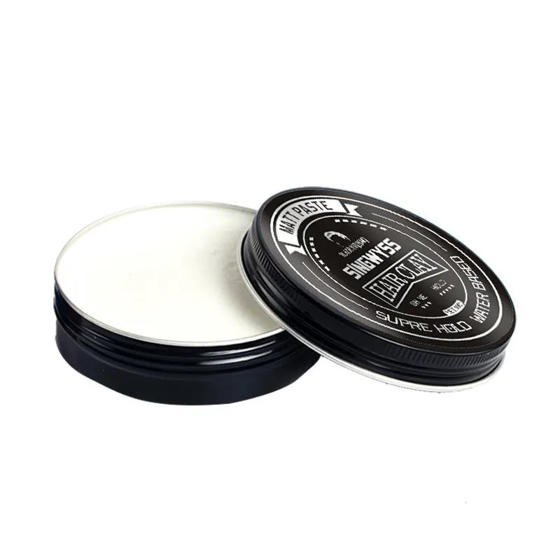 Hot Sale Wasser lösliches Haar Matt wachs Männer verwenden natürliches Aussehen Matte Paste Hair Clay Styling-Produkte