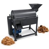 Machine automatique de défibrage des fibres de coco, ligne électrique de broyage des coques, séparateur de coques, broyeur, équipement de concassage