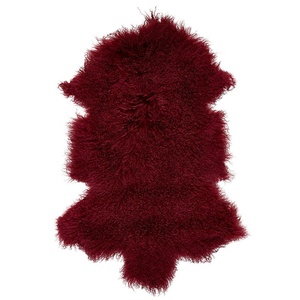 China Factory Wholesale Long Hair Premium Tibet Schaffelle Schaffell Mongolian Sheepskin Lammfell Mongolian Lamb <strong>Fur</strong> - Product Image 3