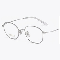 Gafas de Titanio de Alta Calidad y Ligeras con un Elegante Estilo Ejecutivo para Hombres y Mujeres, Monturas Ópticas para Lectura