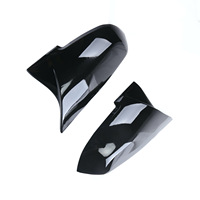 JDMotorsport88 2 piezas Cubiertas de Espejos Retrovisores Laterales ABS Negro Brillante para BMW Serie 3 F30 F35 2013-